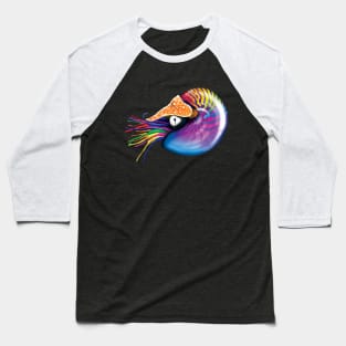 Rainbow Nautilus Baseball T-Shirt